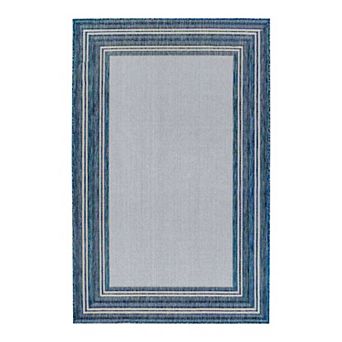 Liora Manne Carmel Multi Border Indoor Outdoor Rug