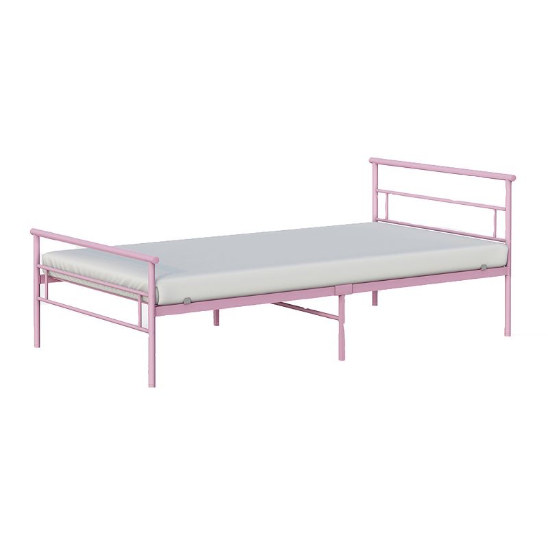 BK Furniture Seattle Twin Metal Platform Bed, Multicolor