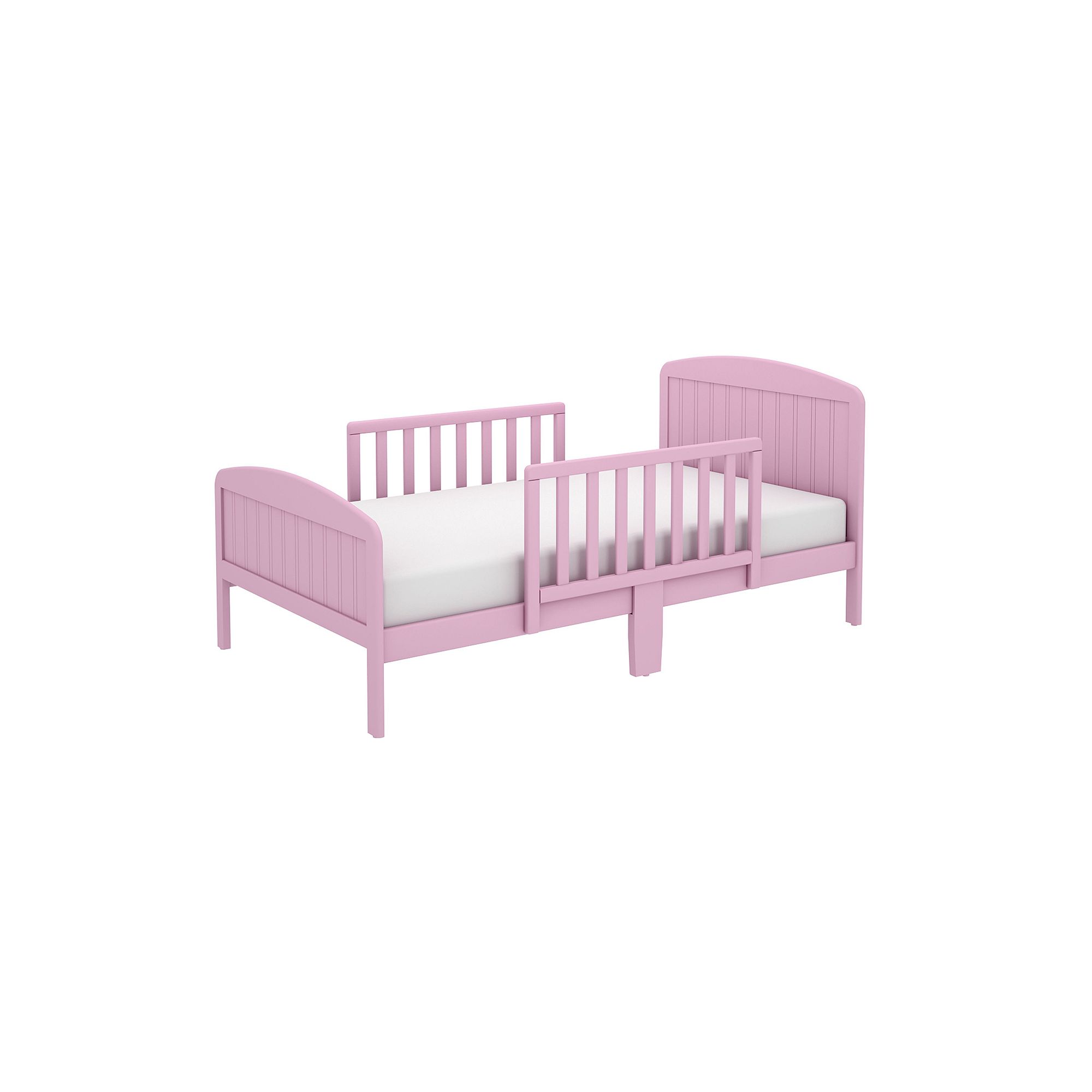BK Furniture Harrisburg Toddler Bed with Safety Rails, Pink