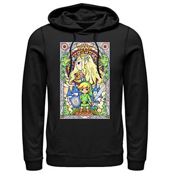 Men's Zelda Stained Glass Pullover Hoodie
