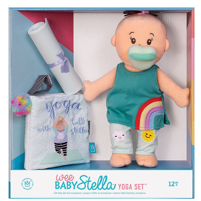 Manhattan Toy Wee Baby Stella Doll Yoga Set, Multicolor