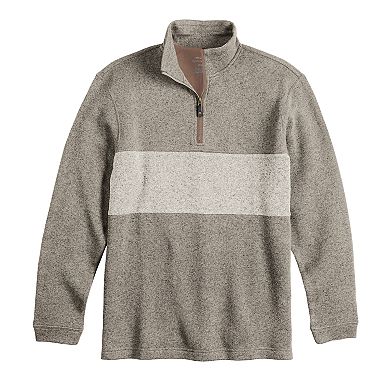Men's Haggar Quarter-Zip Sweater Fleece Pullover
