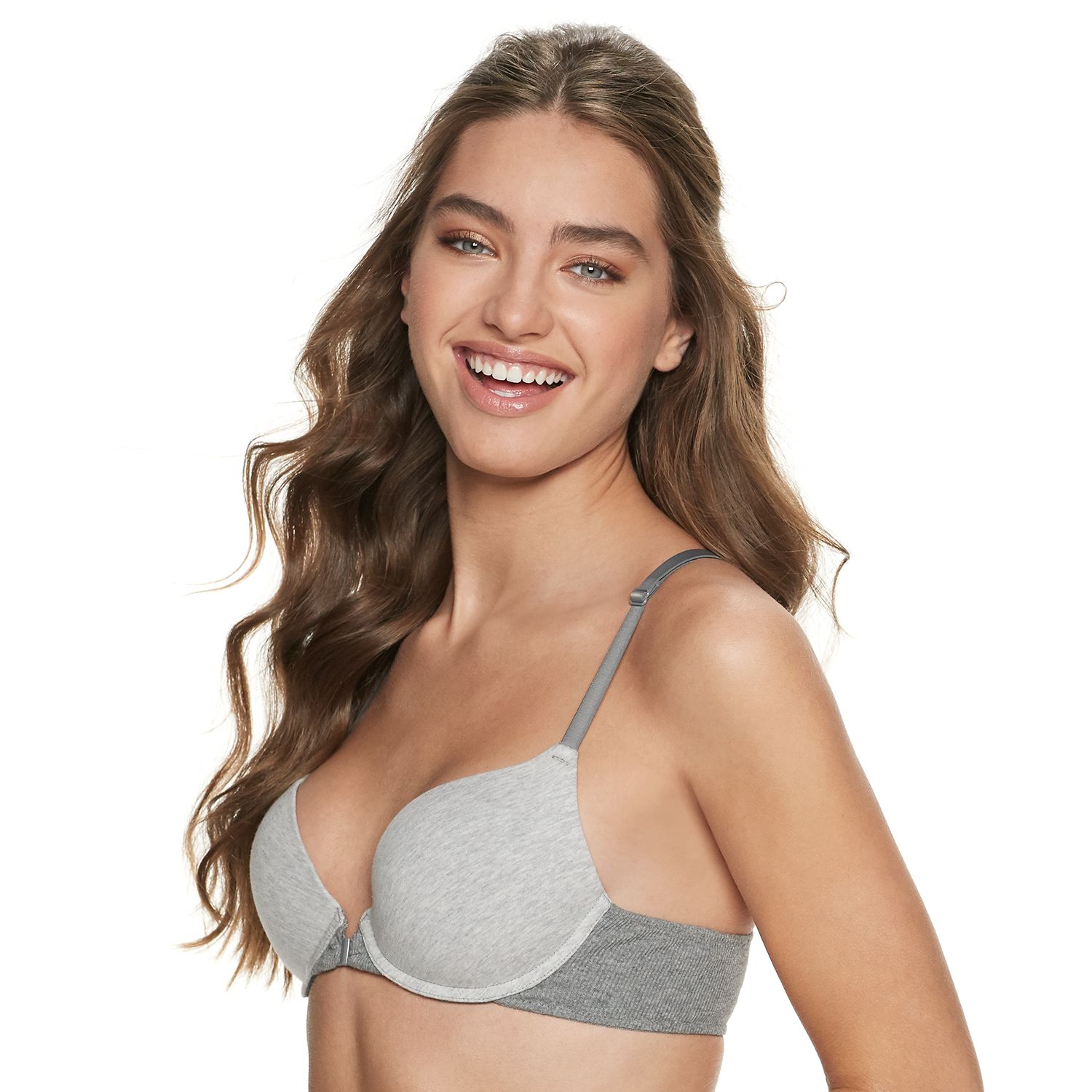 cotton racerback bra