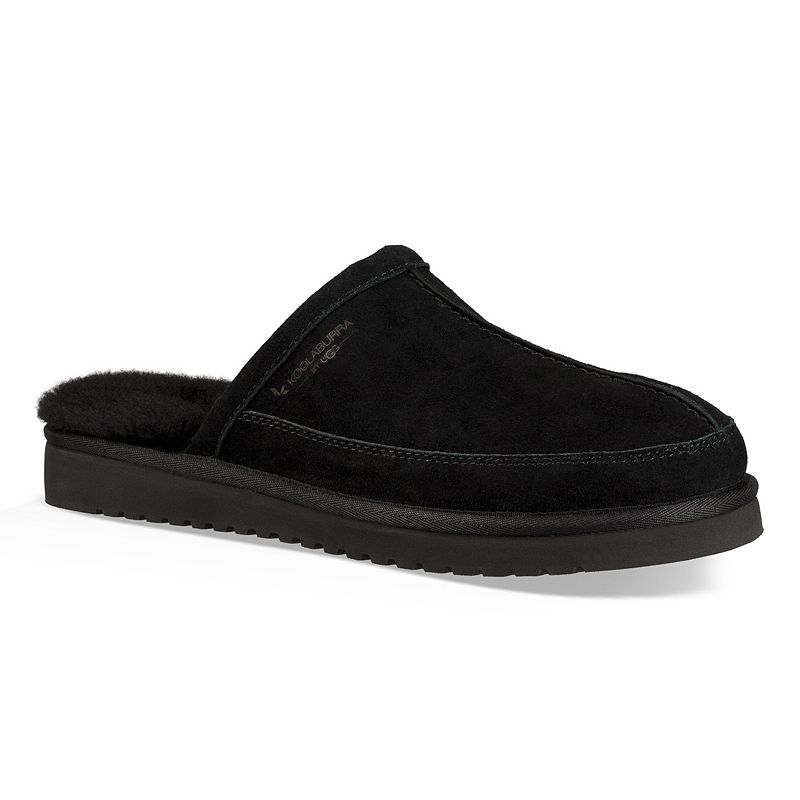 Koolaburra by UGG Bordon Mens Slippers, Size: Medium (7), Black
