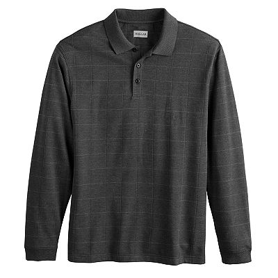 初期　Archive　HYS　ダブルガール　ロンT　Tシャツ　ブラック Men's Haggar® Classic-Fit Windowpane Jacquard Polo
