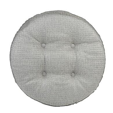 The Gripper Twillo Tufted Bar Stool Chair Pad 2-pk.