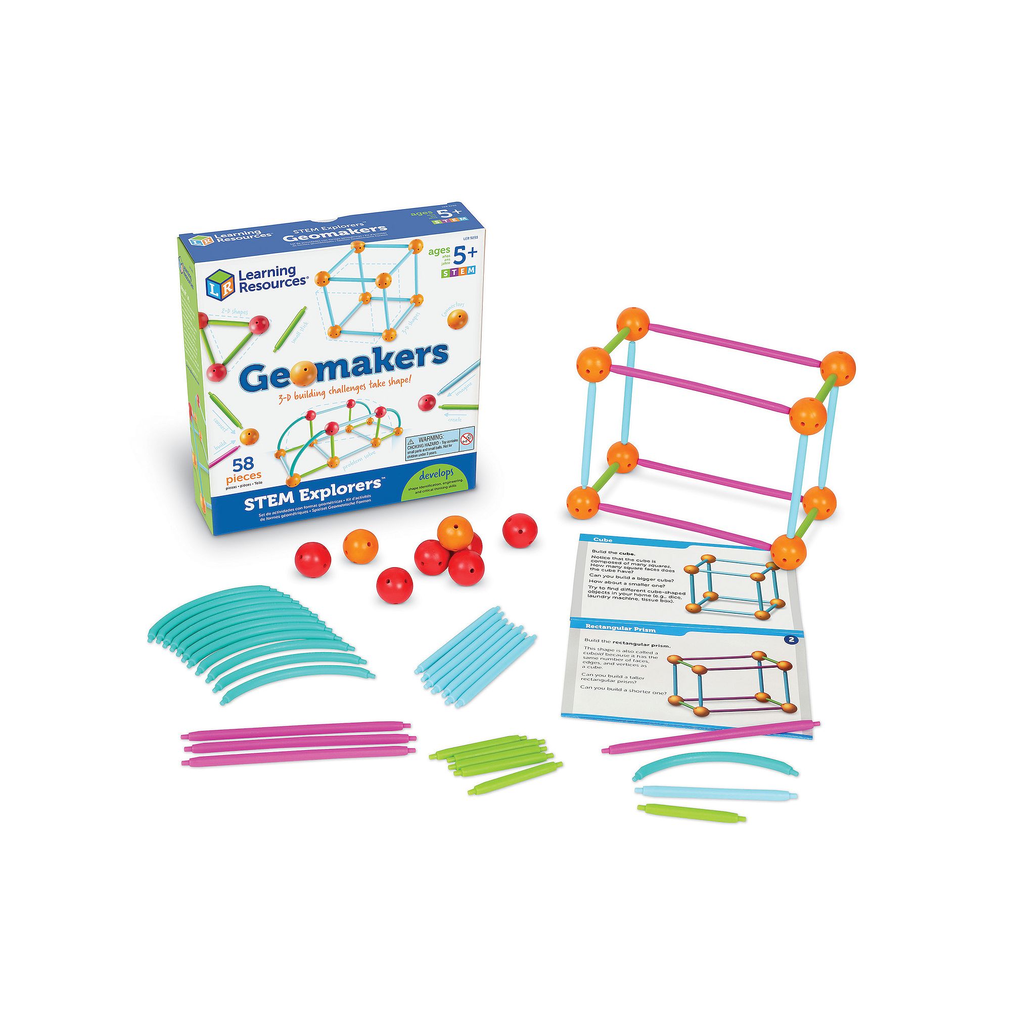 37234392 Learning Resources STEM Explorers Geomakers, Multi sku 37234392