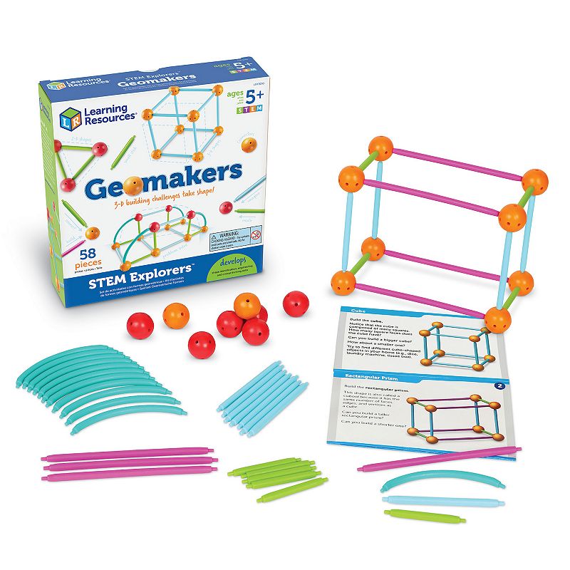 Learning Resources STEM Explorers Geomakers, Multicolor