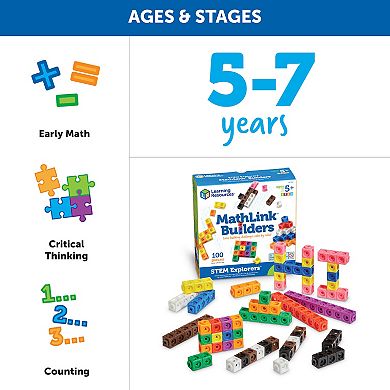 Learning Resources STEM Explorers MathLink Builders