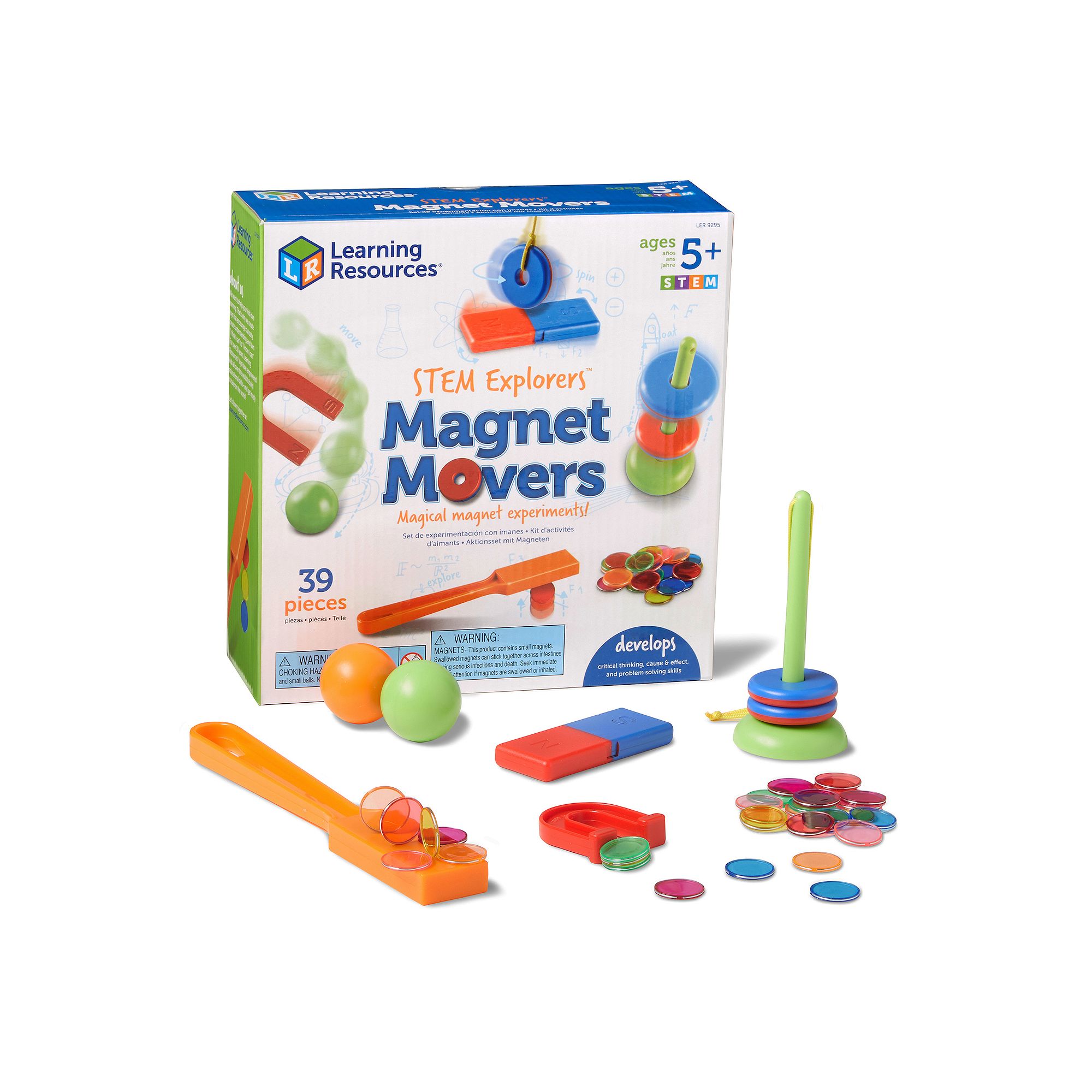 Learning Resources STEM Explorers Magnet Movers Critical Thinking Skills Pl