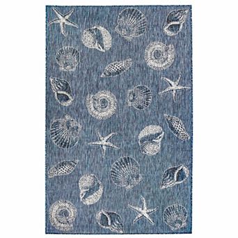Liora Manne Carmel Shells Indoor Outdoor Rug