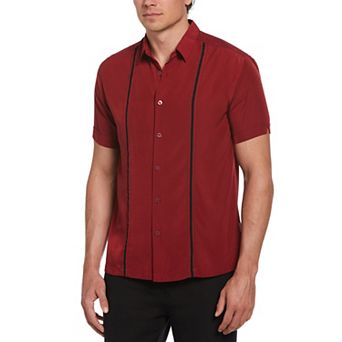Men's Cubavera Classic-Fit Paneled Button-Down Shirt