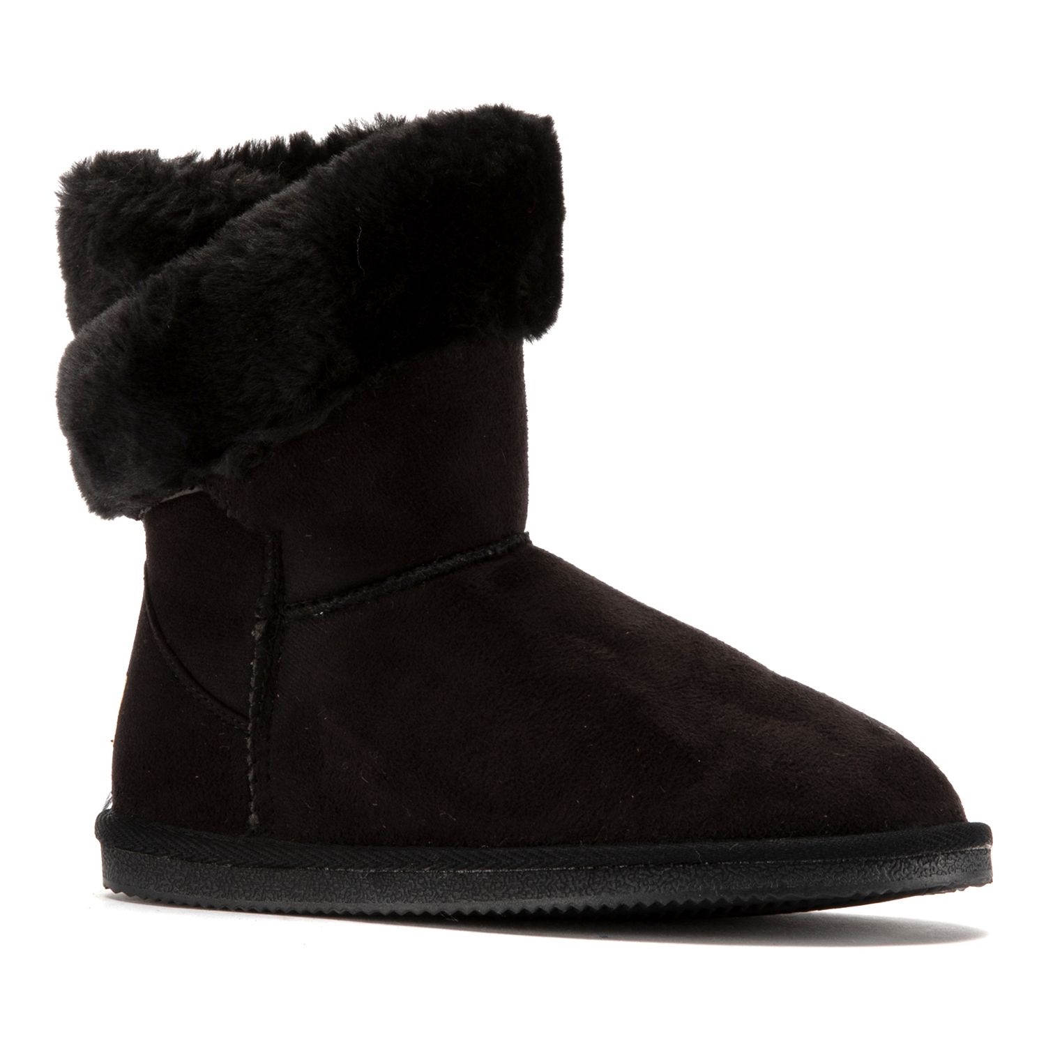 black winter womens boots