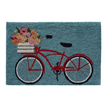 Liora Manne Frontporch Bike Ride Indoor Outdoor Rug