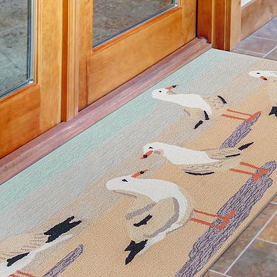 Liora Manne Frontporch Gulls Indoor Outdoor Rug