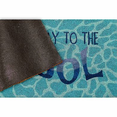 Liora Manne Frontporch This Way To The Pool Indoor/Outdoor Rug