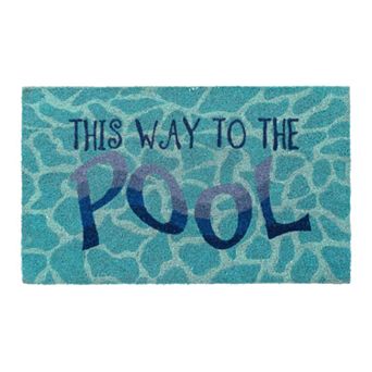 Liora Manne Frontporch This Way To The Pool Indoor/Outdoor Rug
