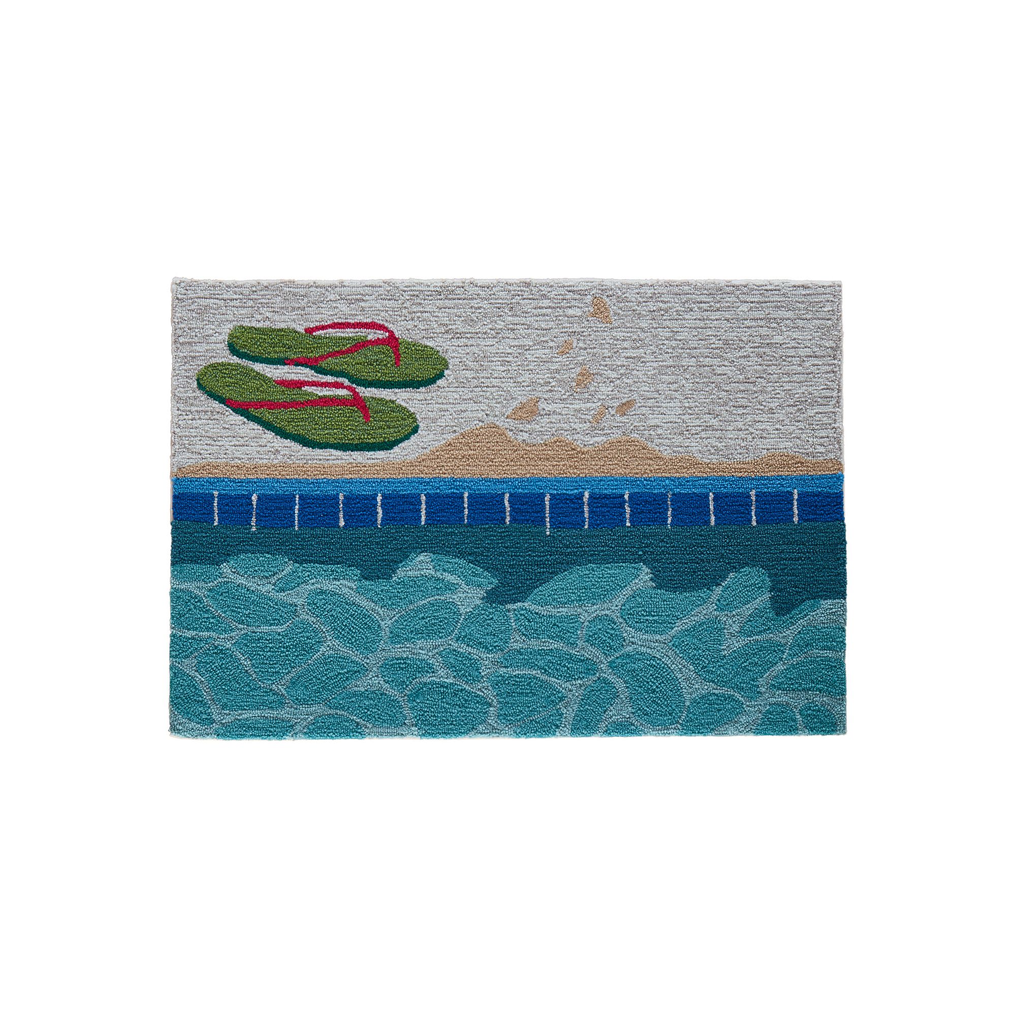 Liora Manne Frontporch Poolside Indoor Outdoor Rug, Blue