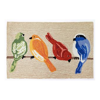 Liora Manne Frontporch Birds Indoor Outdoor Rug
