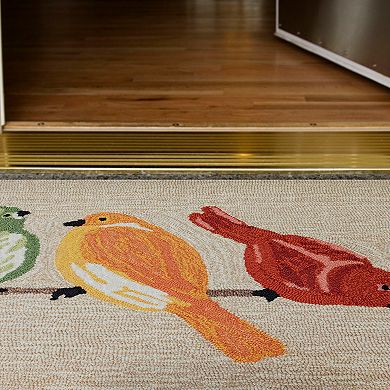 Liora Manne Frontporch Birds Indoor Outdoor Rug