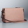 Simply Vera Vera Wang Faux-Leather Crossbody Bag