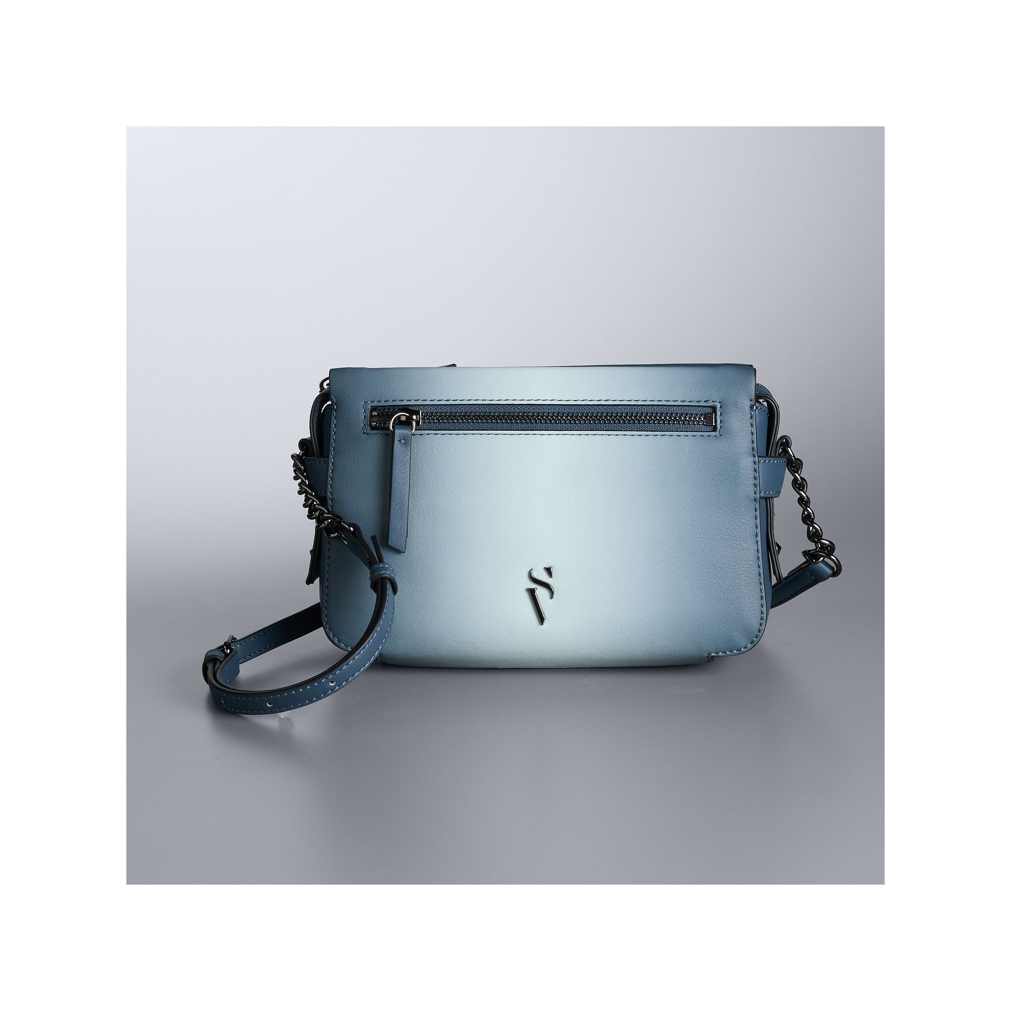 Simply Vera Vera Wang Sintra Crossbody Bag, Blue Blue Ombre
