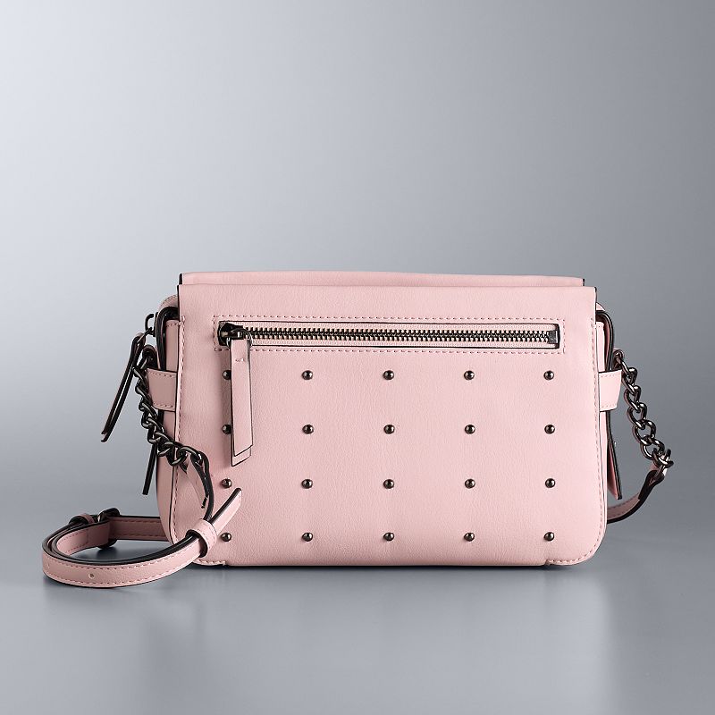 Simply Vera Vera Wang Sintra Crossbody Bag, Lilac Ivory