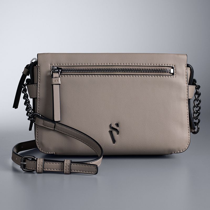 Simply Vera Vera Wang Sintra Crossbody Bag, Moon Rock