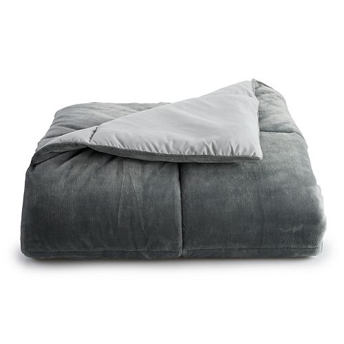 kohl's the big one reversible plush comforter