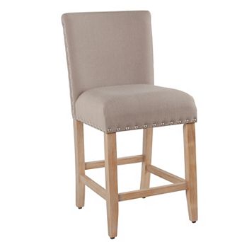 HomePop Blake Nailhead Counter Stool