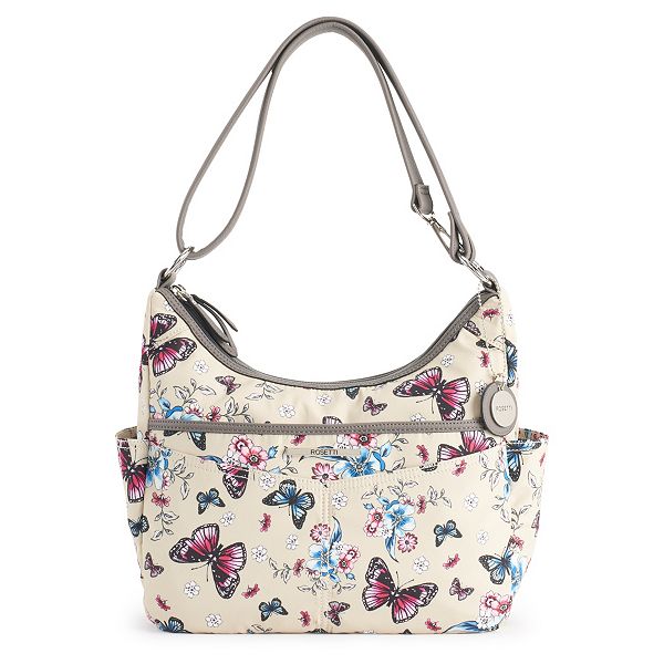 Butterfly Graphic Square Bag Small Double Handle shoulder bag