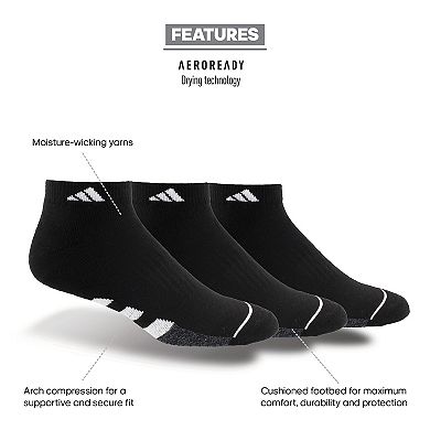 Big & Tall adidas climalite Cushioned II XL 3-Pack Low-Cut Socks
