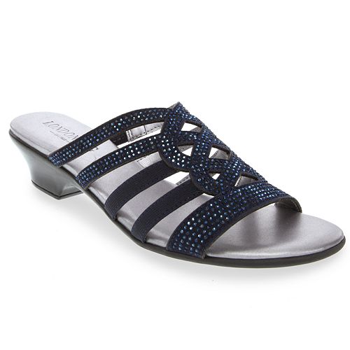 london fog silver sandals