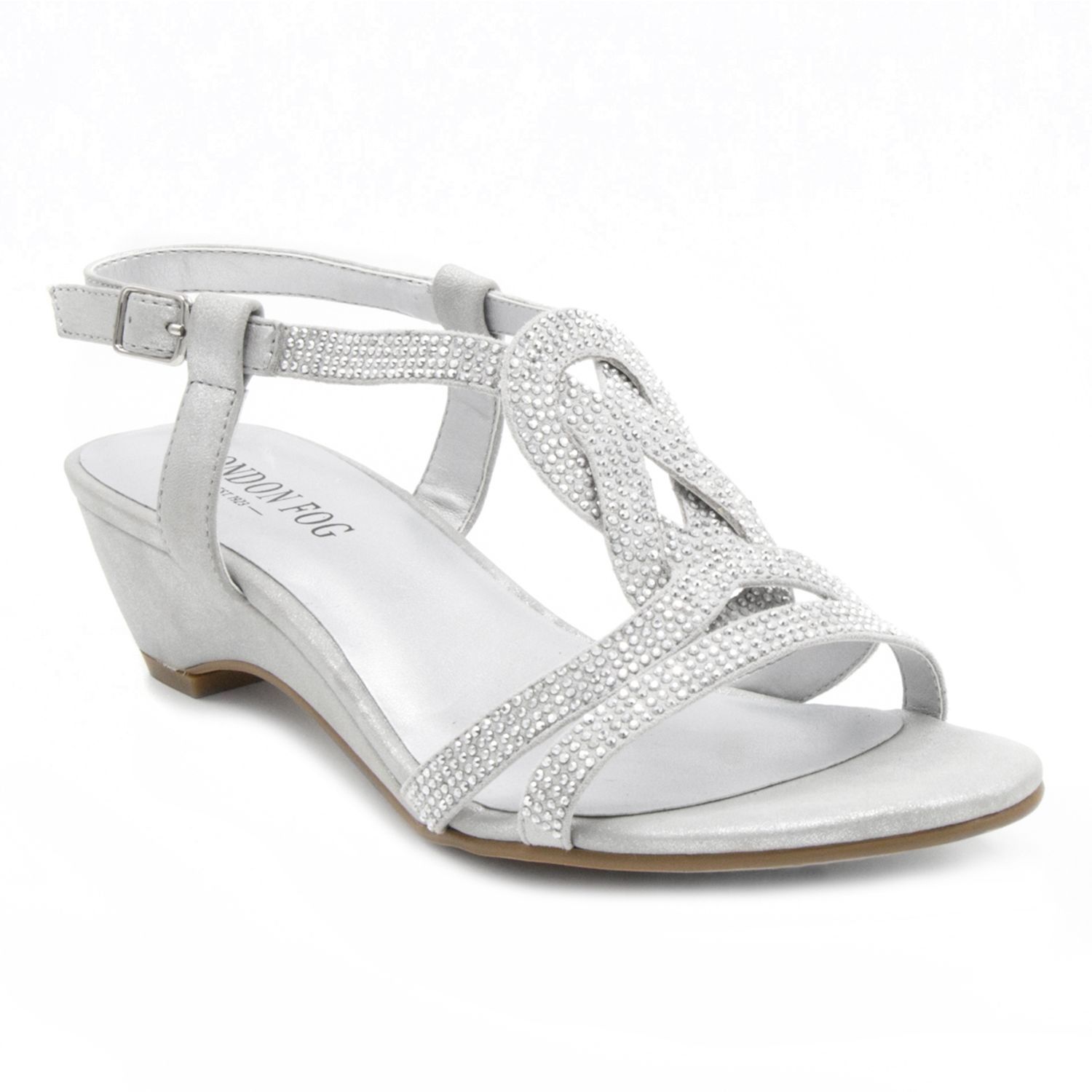 kohls silver dress sandals