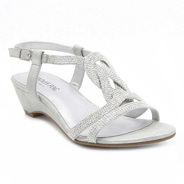 London Fog Macey Women's Wedge Sandals