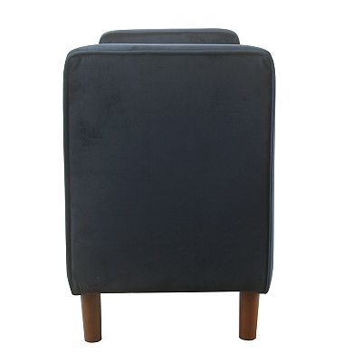 HomePop Rimo Velvet Storage Bench