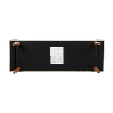 HomePop Fulton Velvet Storage Bench