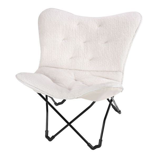 white butterfly chair cover