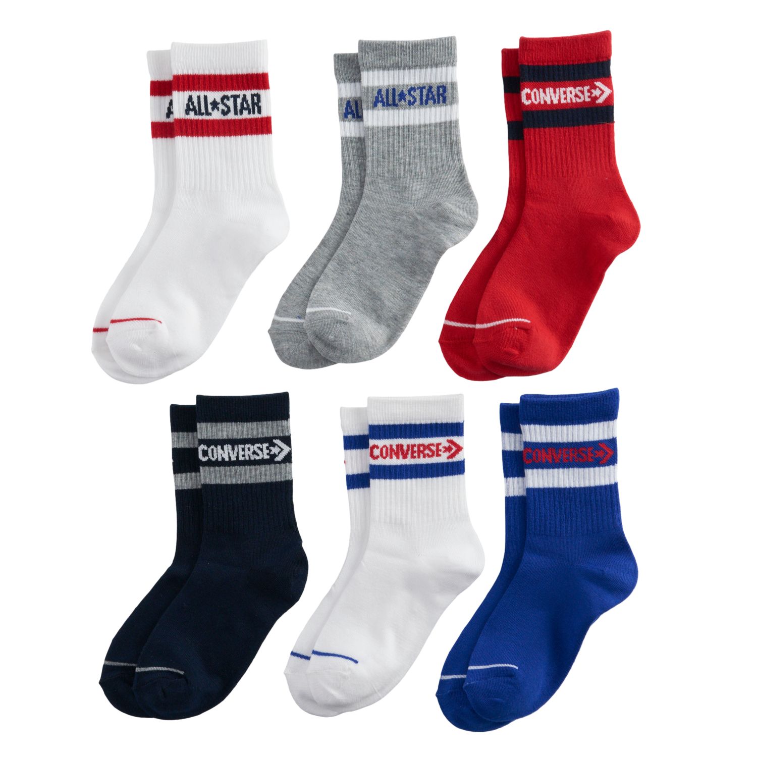 converse 6 pack socks