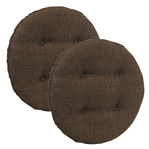 The Gripper Tyson Tufted Bar Stool Chair Pad 2pk.