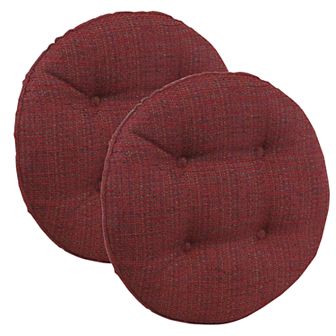 The Gripper Tyson Tufted Bar Stool Chair Pad 2 pk