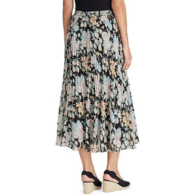 Women's Chaps Floral Georgette Midi Skirt