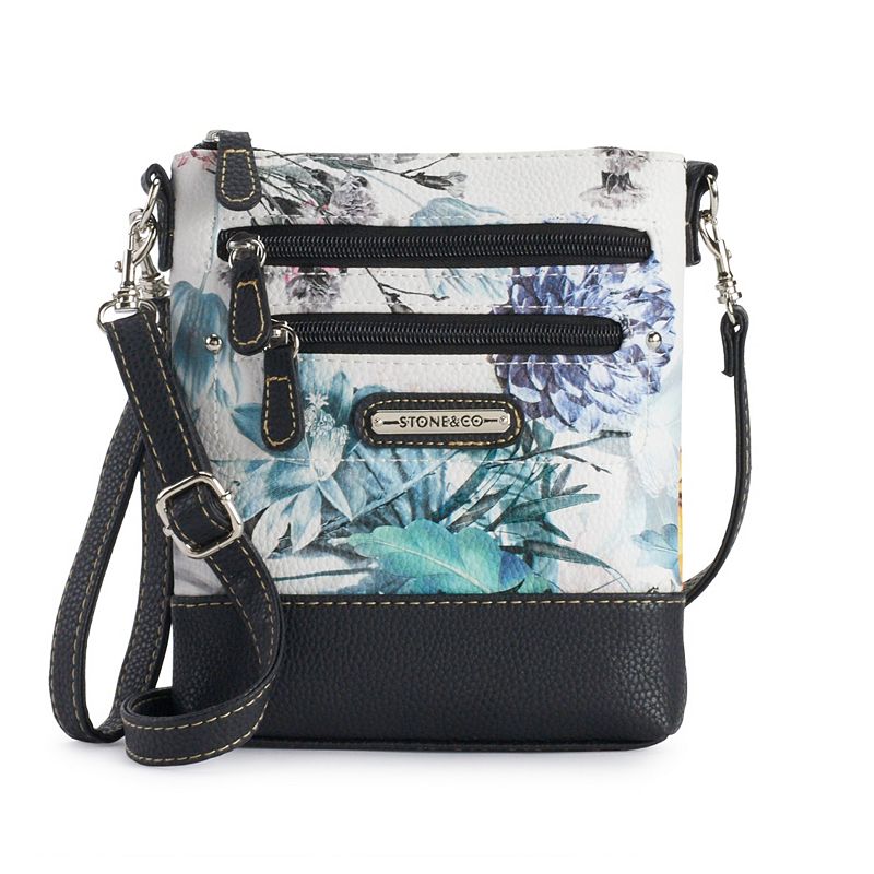 Stone & Co. Floral 3-in-1 Crossbody Bag, White