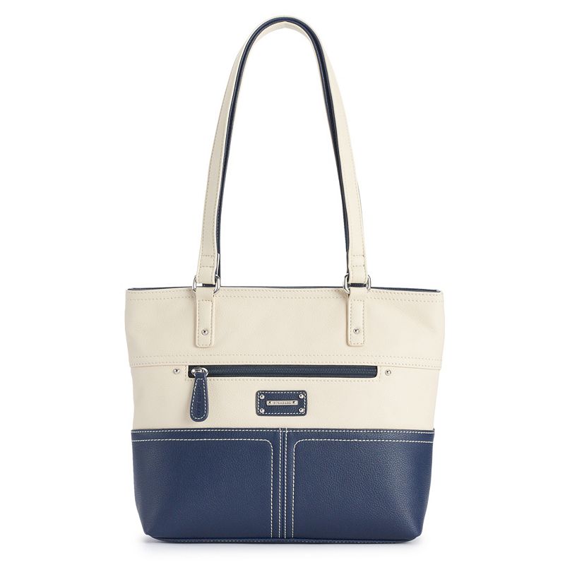 Stone & Co. Donna Pebbled-Leather Tote, Blue
