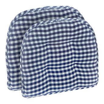 Gripper Gingham Chair Pad