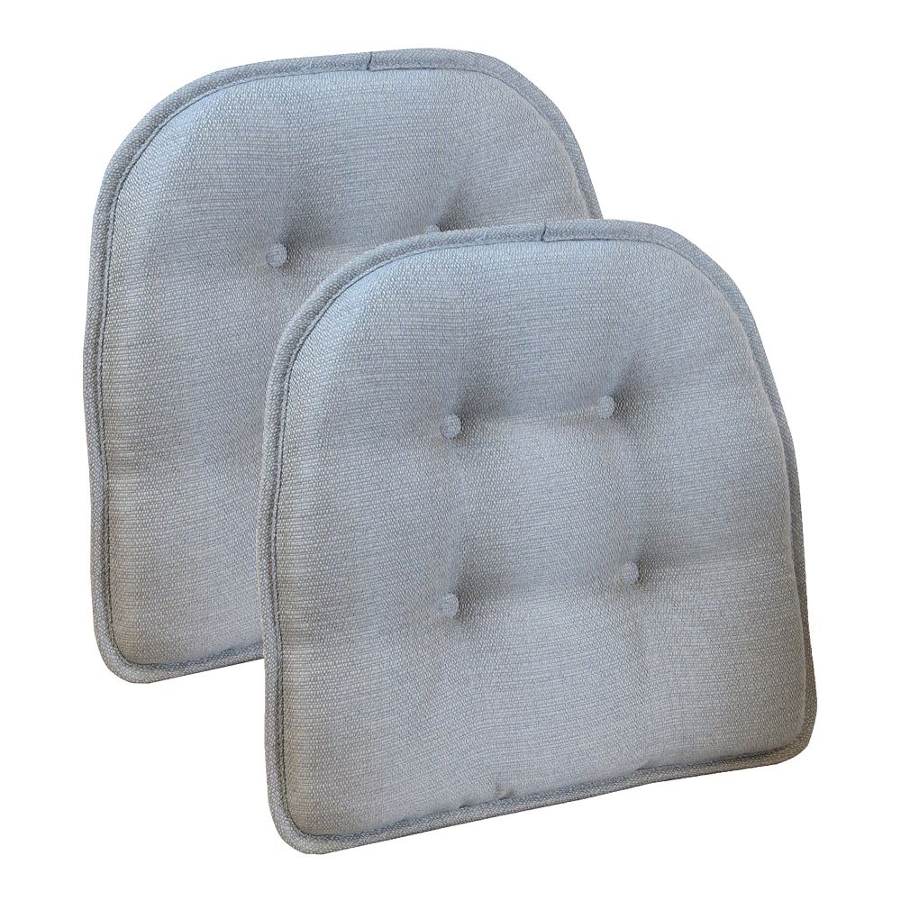 The Gripper Omega 16" x 15" Tufted Chair Pad 2-pk.