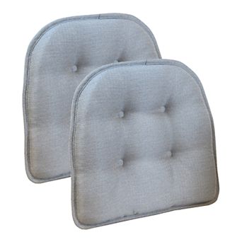The Gripper Omega 16" x 15" Tufted Chair Pad 2 pk