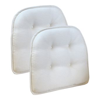 The Gripper Omega 16" x 15" Tufted Chair Pad 2 pk