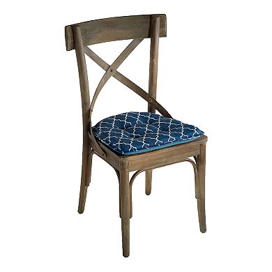 The Gripper Trellis Tufted Chair Pad 2-pk.