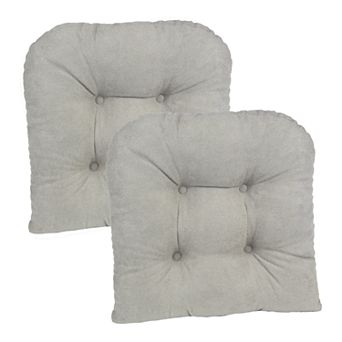 Gripper Twillo Tufted Chair Cushion 2 pk